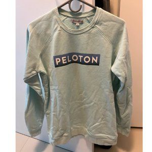 Original Peloton Crewneck Sweatshirt Adult Small Aqua
